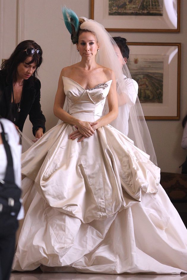 Filming the wedding scene for the first movie on October 2007.