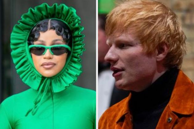 Cardi B and Ed Sheeran, both funeral favourites.