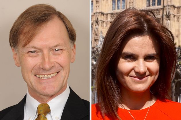 <strong>David Amess and Jo Cox, who was killed in her constituency by a far-right supporter in 2016.</strong>