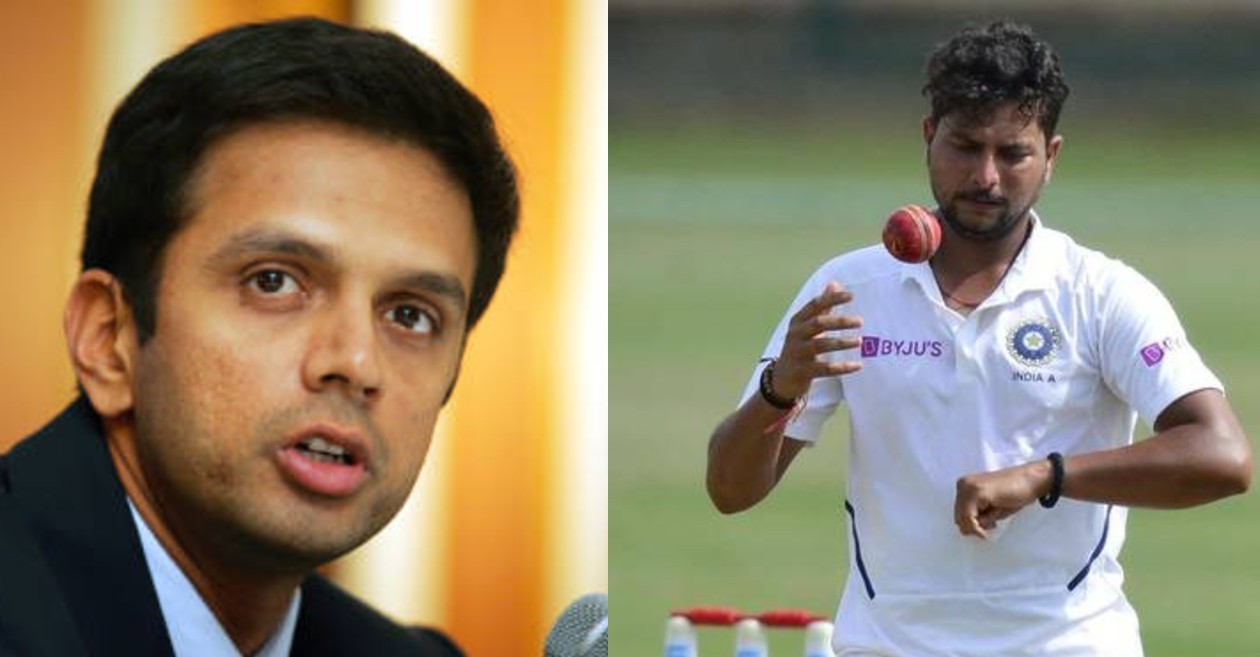 Rahul Dravid and Kuldeep Yadav