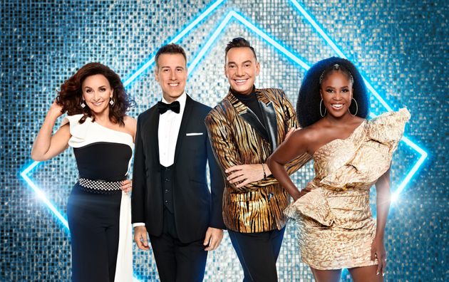 Anton with fellow judges Shirley Ballas, Craig Revel Horwood and Motsi Mabuse