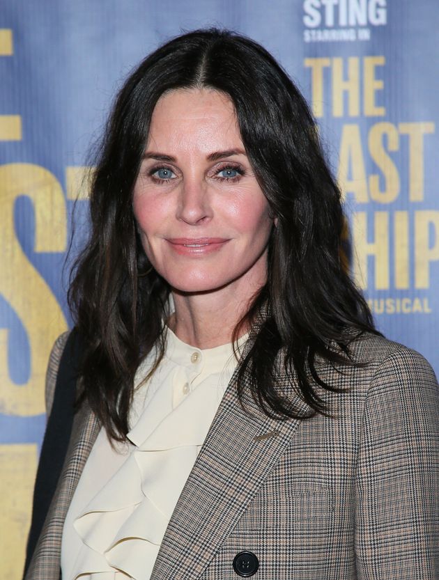 Courteney Cox pictured in 2020