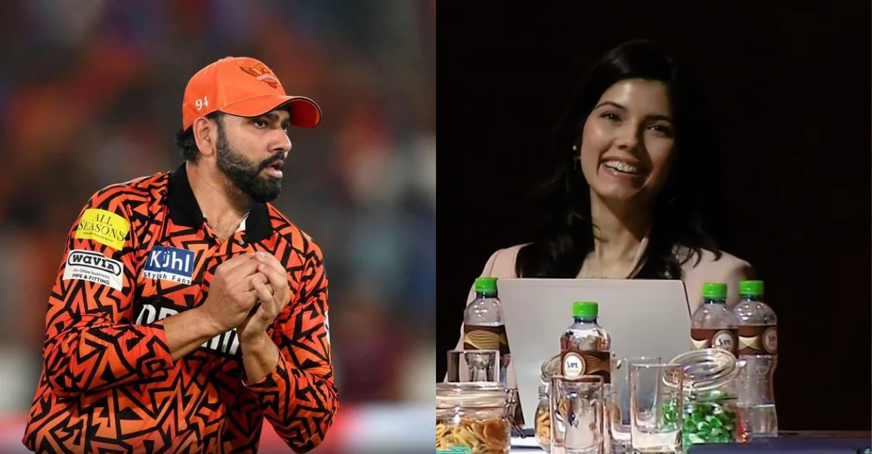 Rohit Sharma in SRH jersey, Kavya Maran