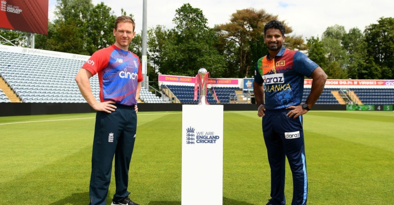 Eoin Morgan and Kusal Perera