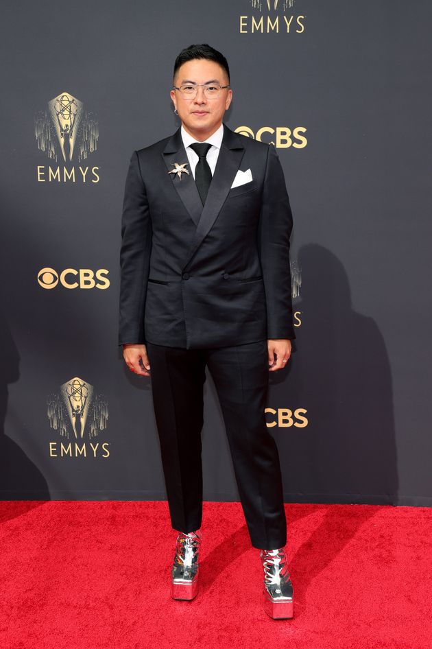 LOS ANGELES, CALIFORNIA - SEPTEMBER 19: Bowen Yang attends the 73rd Primetime Emmy Awards at L.A. LIVE on September 19, 2021 in Los Angeles, California. (Photo by Rich Fury/Getty Images)