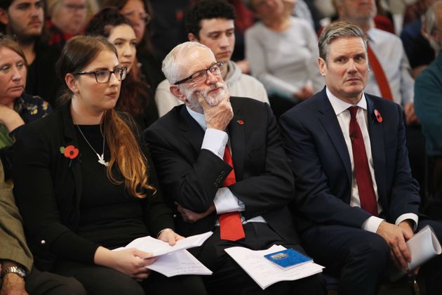 <strong>Laura Pidcock, Jeremy Corbyn and Keir Starmer in 2019.</strong>