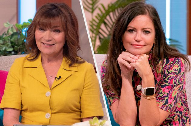 Lorraine Kelly and Deborah James