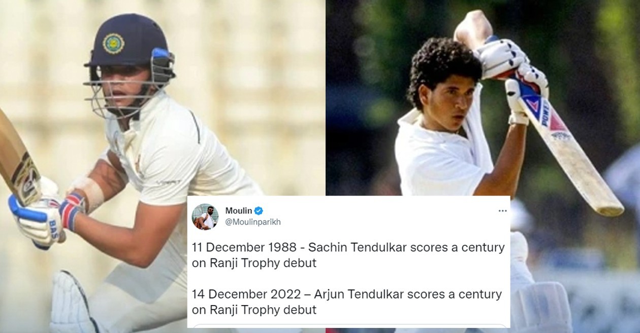 Arjun Tendulkar smashes century on Ranji Trophy debut