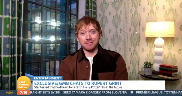 Rupert Grint on Good Morning Britain