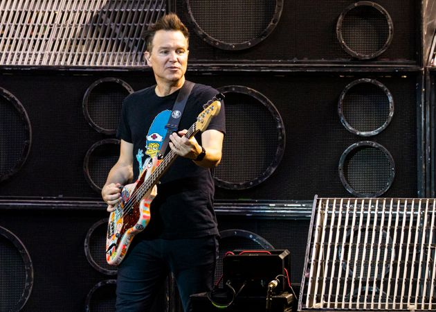 Mark Hoppus on stage in 2019