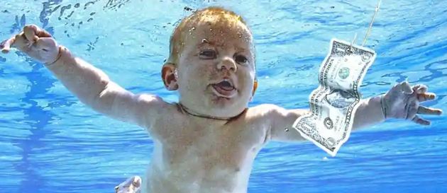 Spencer Elden as depicted on the cover of Nirvana's Nevermind