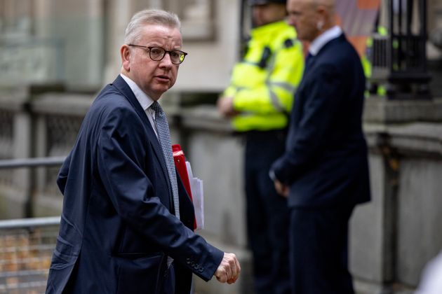 <strong>Levelling Up, Housing and Communities Secretary Michael Gove at the Science Museum on October 19.</strong>