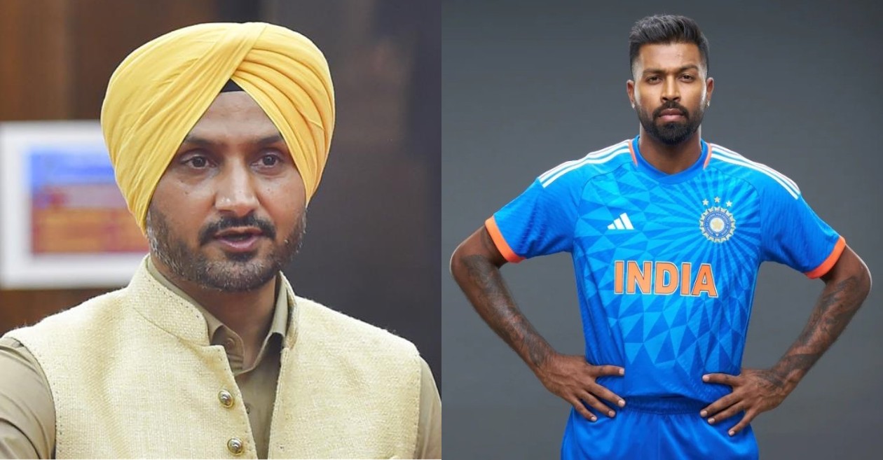 Harbhajan Singh and Hardik Pandya