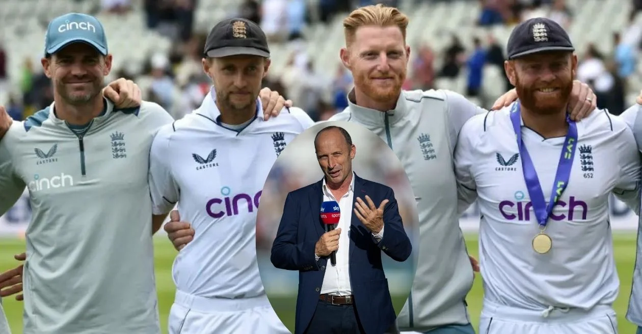 Nasser Hussain and Team England