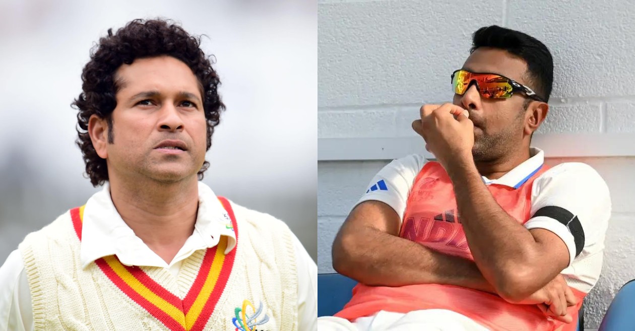 Sachin Tendulkar and Ravichandran Ashwin