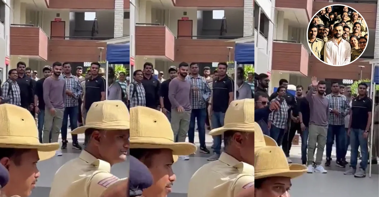 Virat Kohli's visit to a educational instuitute in Bengaluru