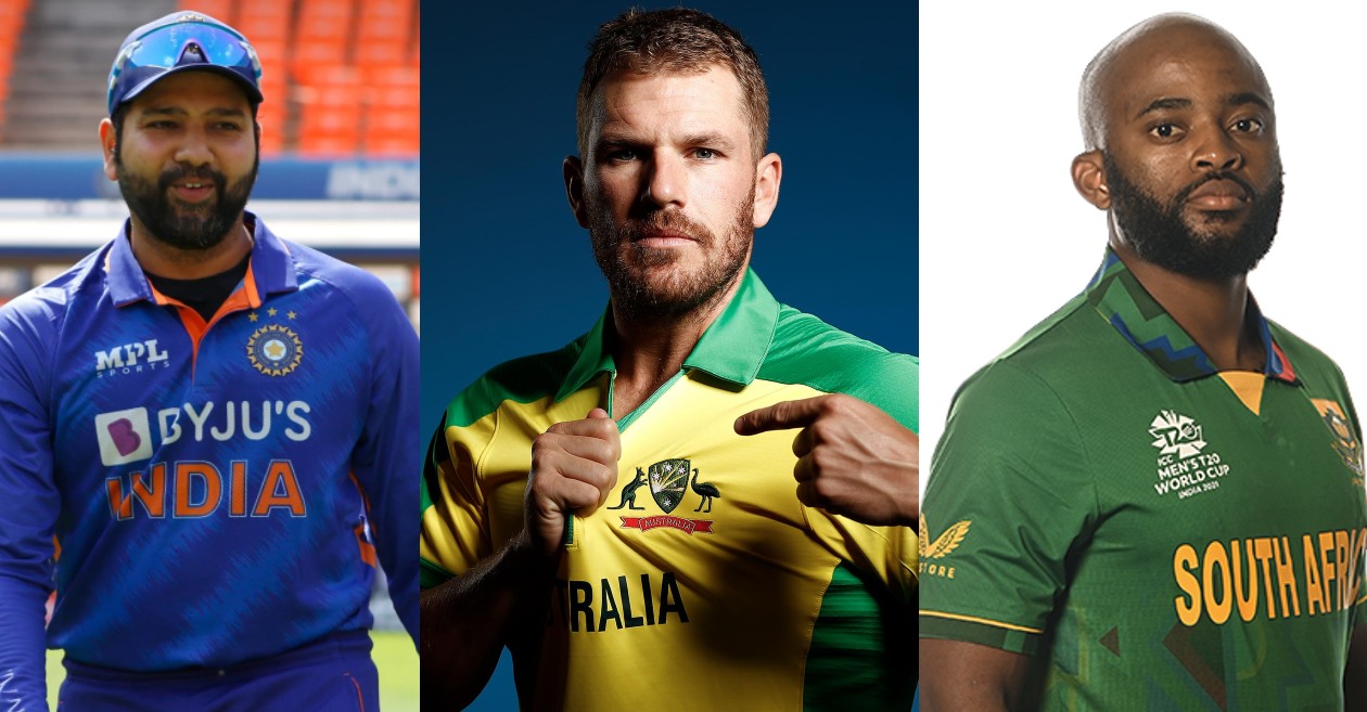 Rohit Sharma, Aaron Finch, Temba Bavuma