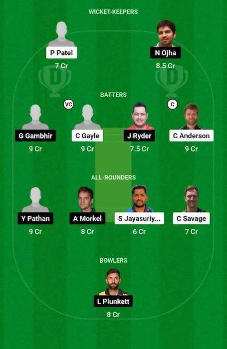 MRV vs NJT Dream11 Team for today's match