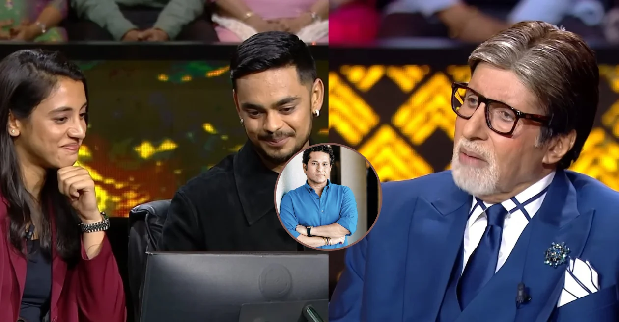 Smriti Mandhana, Ishan Kishan and Amitabh Bachchan -KBC