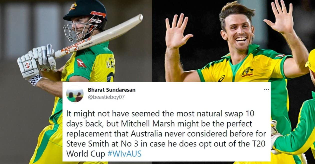 All-round Mitchell Marsh help Australia pip West Indies in 4th T20I