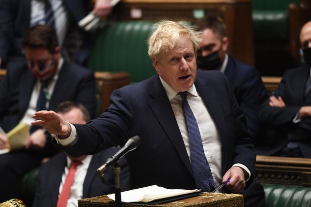 <strong>Boris Johnson in the House of Commons.</strong>