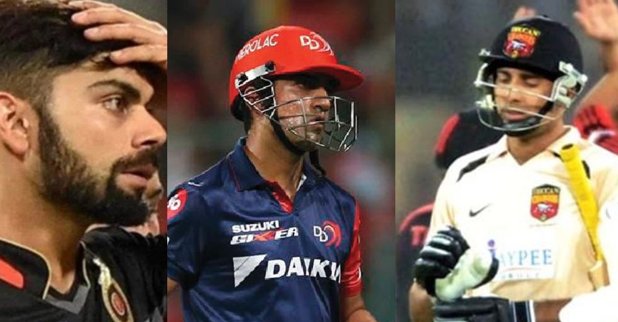 Virat Kohli, Gautam Gambhir and VVS Laxman