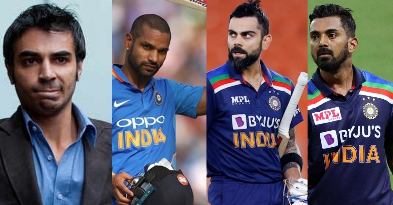 Salman Butt, Shikhar Dhawan, Virat Kohli, KL Rahul