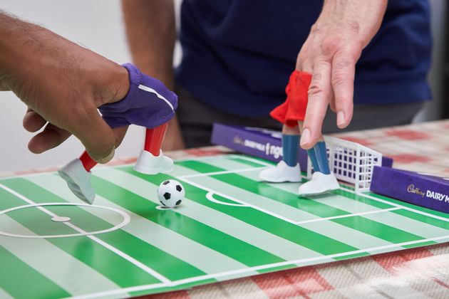 Finger football fun with Cadbury Dairy Milk Fingers