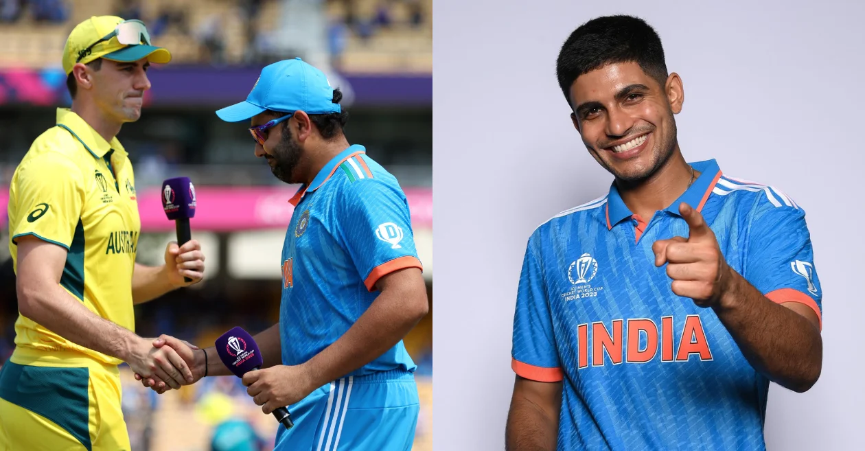 Pat Cummins, Rohit Sharma and Shubman Gill