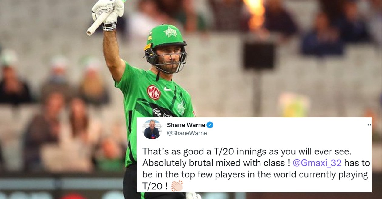 Glenn Maxwell hits his maiden BBL century on Wednesday