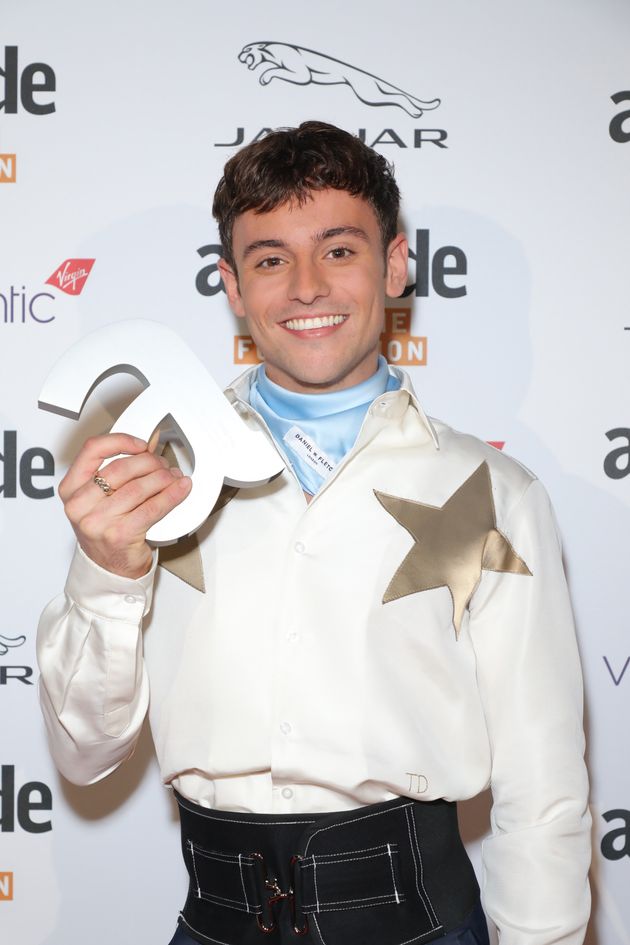 Tom Daley at the Attitude Awards