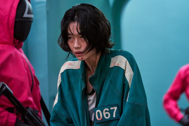 HoYeon Jung in Squid Game on Netflix.