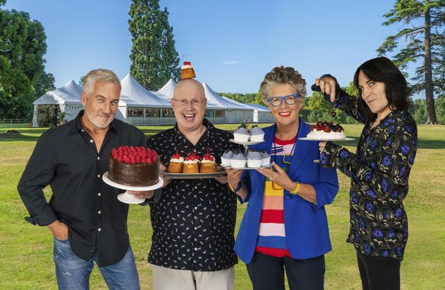 Paul Hollywood, Matt Lucas, Prue Leith and Noel Fielding