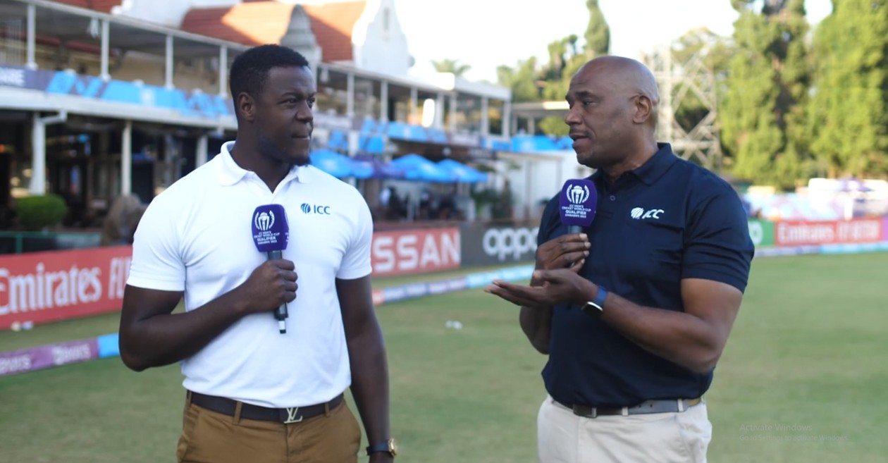 Carlos Brathwaite and Ian Bishop