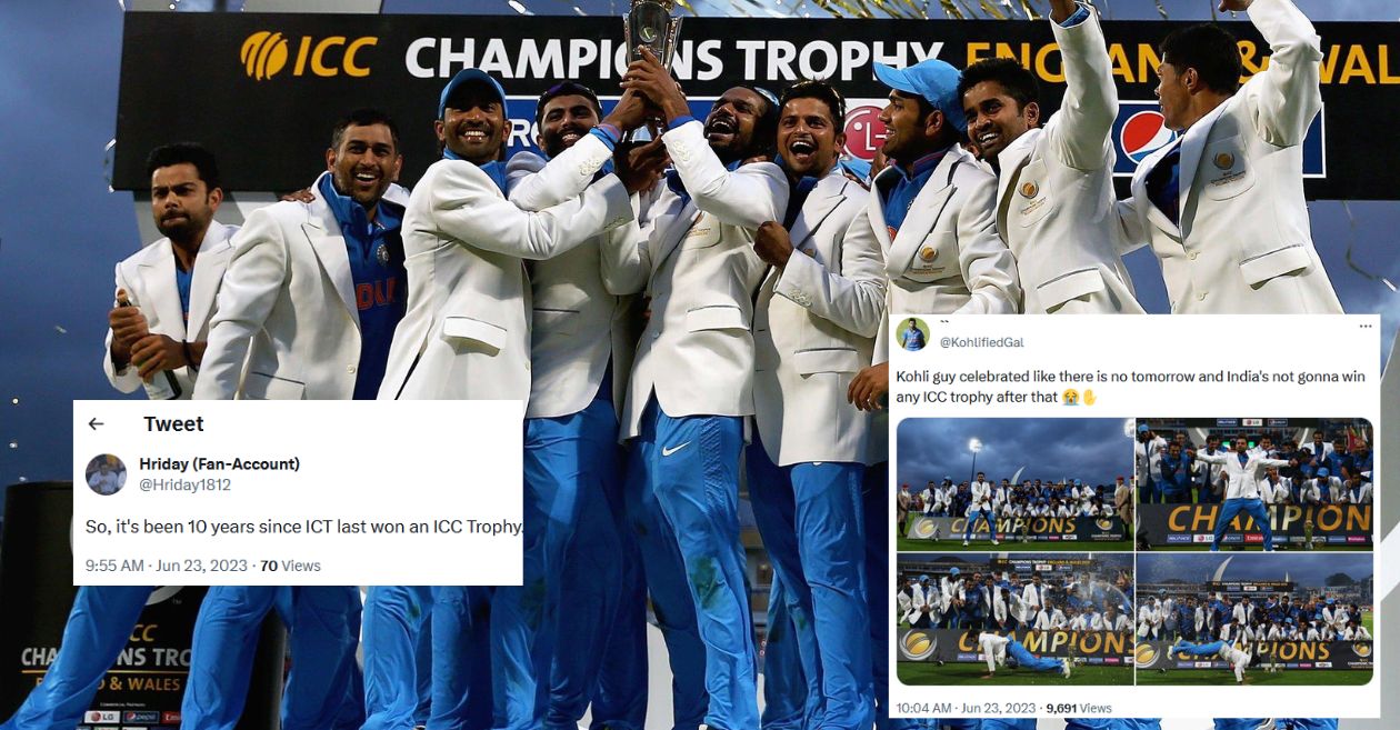 Indian winning team of the 2013 Champions Trophy