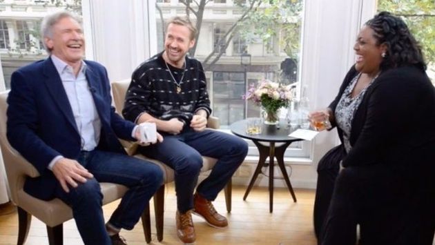 Alison Hammond interviewed Harrison Ford and Ryan Gosling in 2017