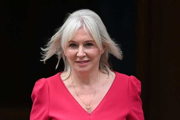 <strong>Newly-appointed culture secretary Nadine Dorries departs Downing Street.</strong>