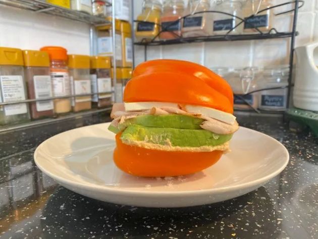 Rachel's bell pepper sandwich