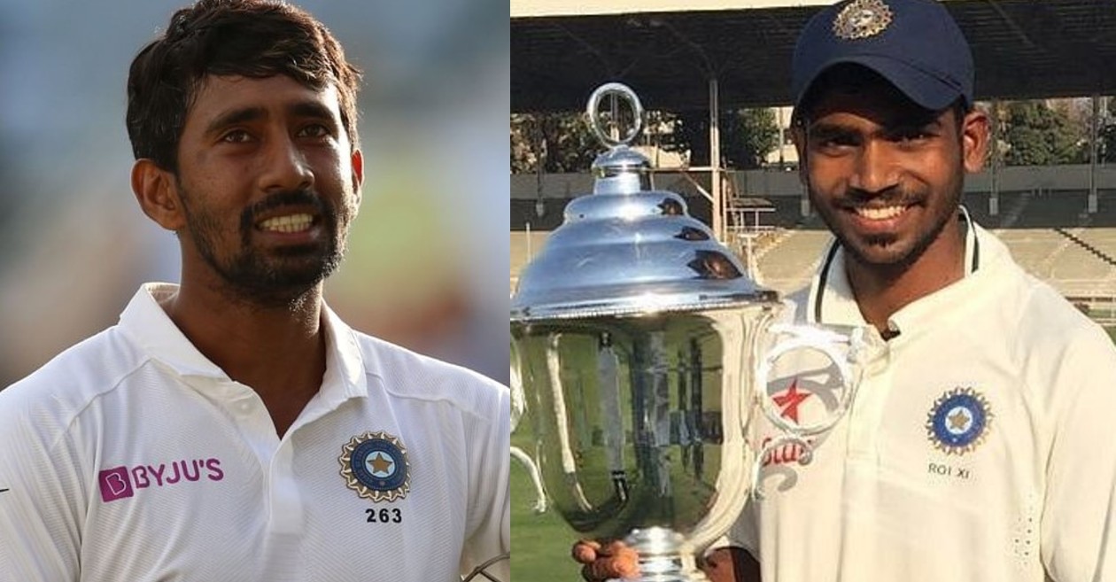 Wriddhiman Saha and KS Bharat