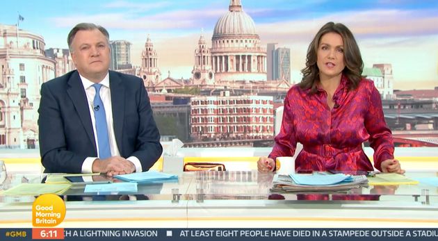 Ed Balls and Susanna Reid on Good Morning Britain