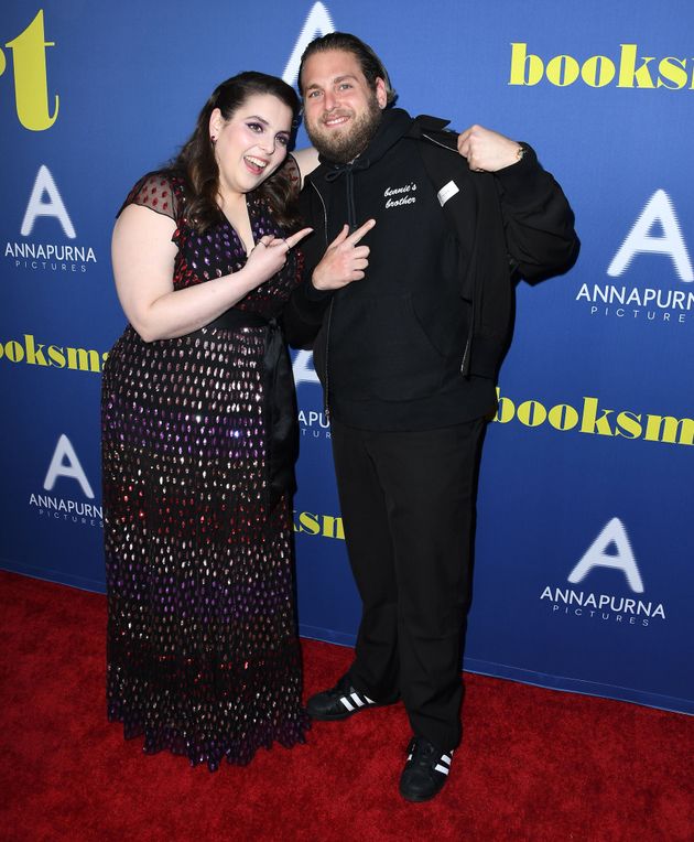 Beanie Feldstein and Jonah Hill 