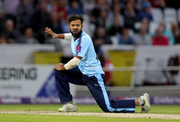 <strong> Azeem Rafiq playing for Yorkshire in 2017.</strong>