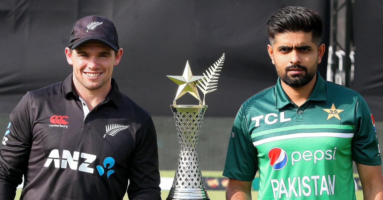 Tom Latham and Babar Azam