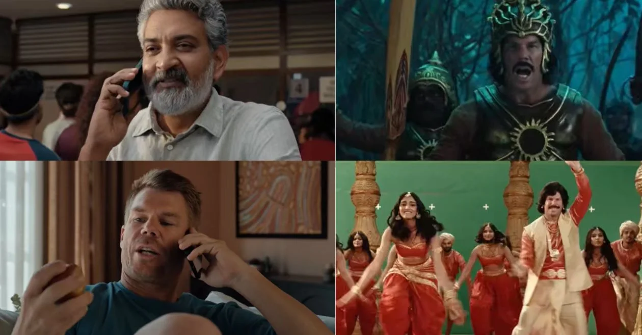 David Warner and SS Rajamouli