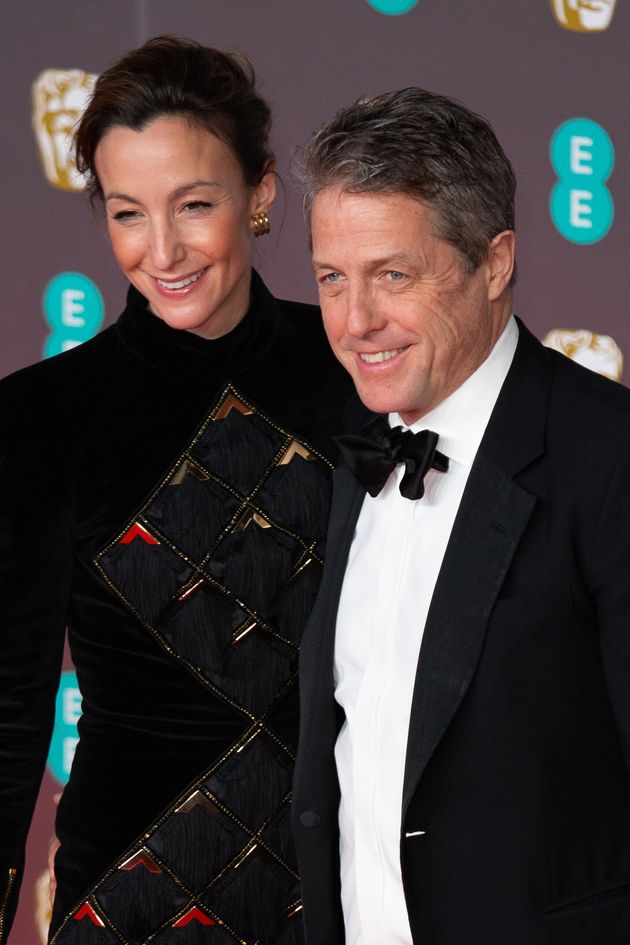 Anna Eberstein and Hugh Grant at last year's Baftas