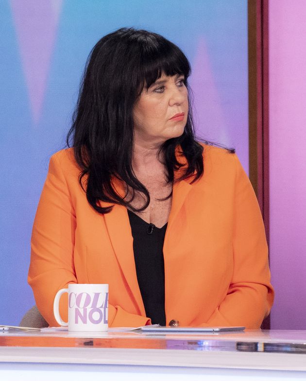 Coleen in the Loose Women studio on Monday