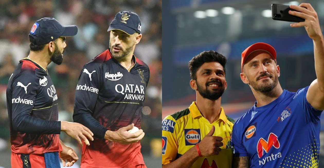 Faf du Plessis, Virat Kohli and Ruturaj Gaikwad