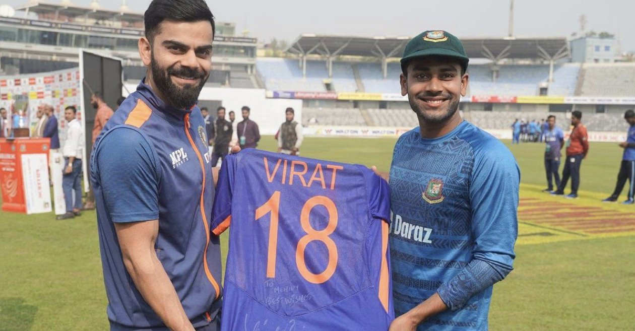 Virat Kohli, Mehidy Hasan Miraz