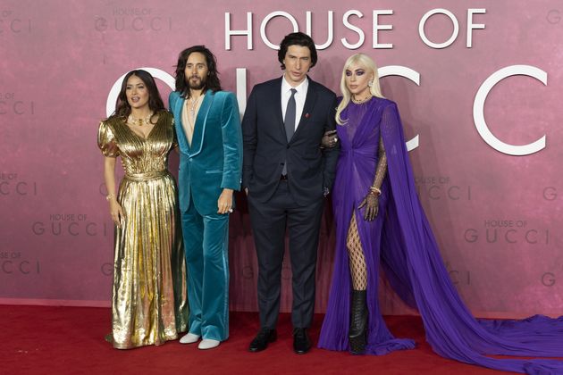 With co-stars Salma Hayek, Jared Leto and Adam Driver 