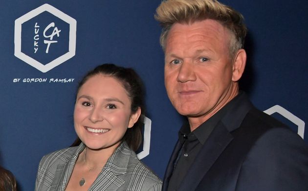 Gordon Ramsay with daughter Megan